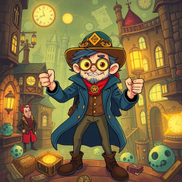 Chrono Caper: Whose Time Is It Anyway? - Text-based game