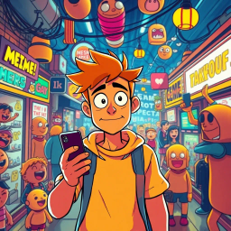 Memeception: Whose Hello Is It Anyway? - Text-based game