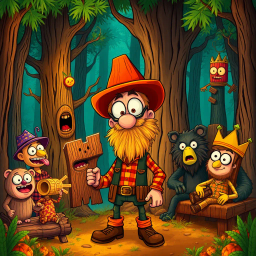 Log Jam: Wooden You Believe It? - Text-based game