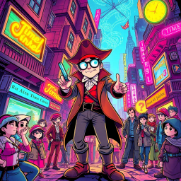 Chrono-Caper: Whose Time is It Anyway? - Text-based game