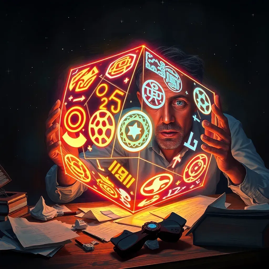 Spinning Glyphs