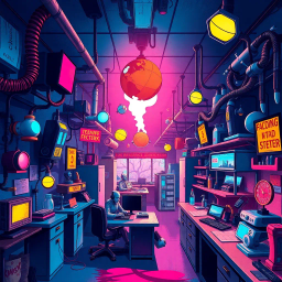 Whose Lab Is It Anyway? - Text-based game