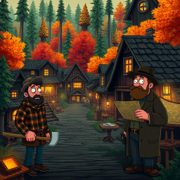 Whose Logs Are These, Anyway? - Text-based game