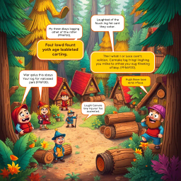 Log Jammin': Whose Logs Are These, Anyway? - Text-based game