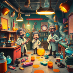 Whose Lab Is It Anyway? - Text-based game