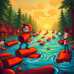 Log Jammin': Who's Logs Are These, Anyway? - Text-based game