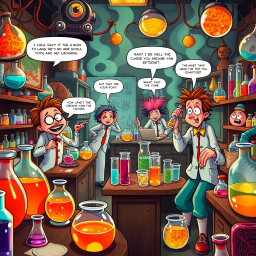 Whose Lab Is It Anyway? - Text-based game