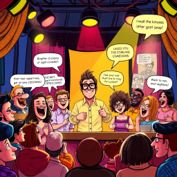 Whose Lines Are These Anyway? - Text-based game