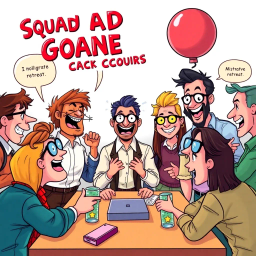 Squad Goals Gone Wild - Text-based game