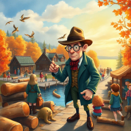 Whose Logs Are These, Anyway? - Text-based game