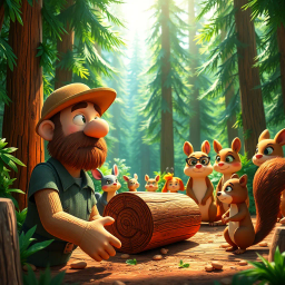Log Jam: Wooden You Believe It? - Text-based game