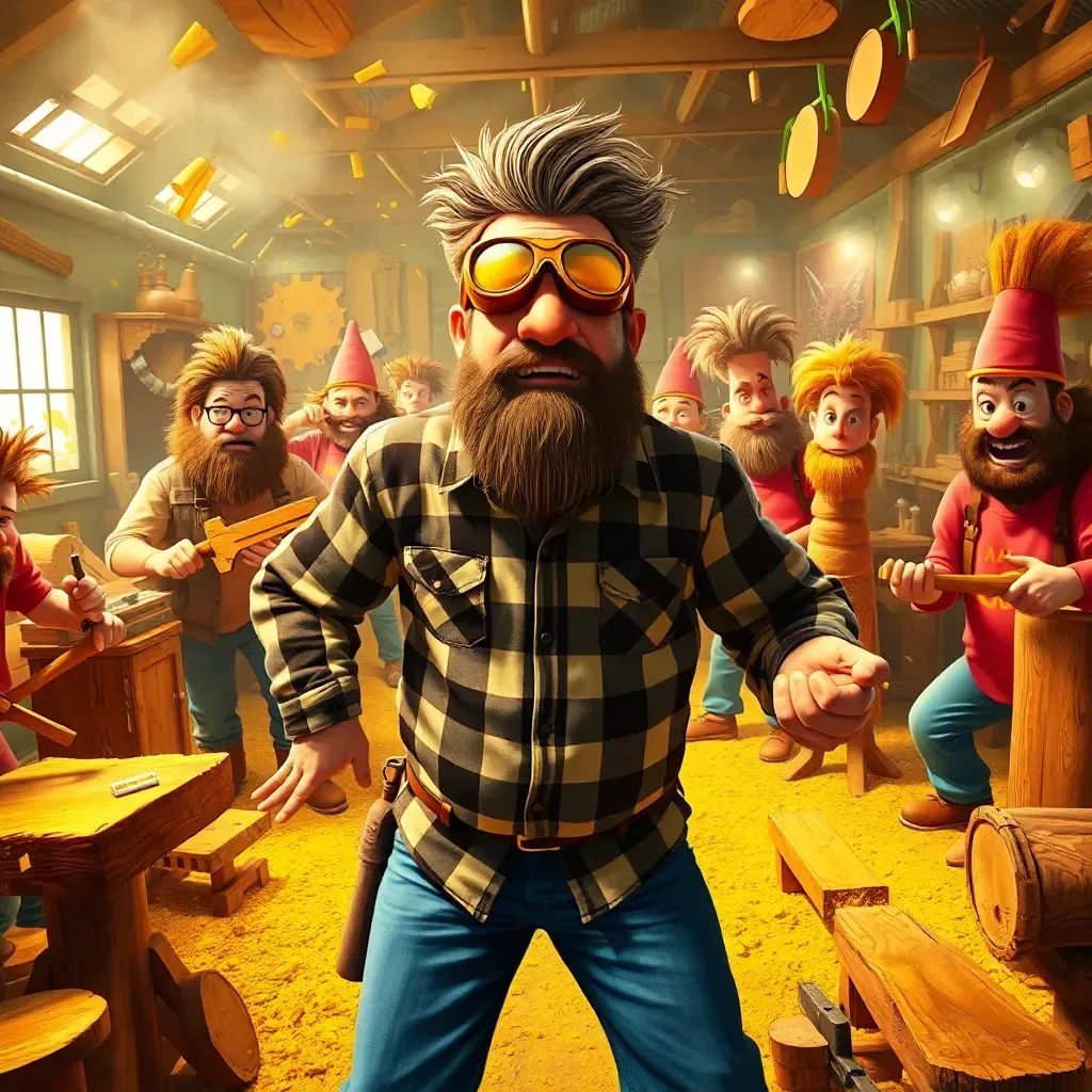 Log Jam: The Wacky Woodwork Showdown