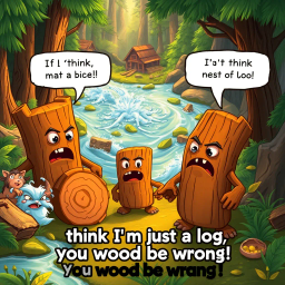 Log Jam: Wooden You Believe It? - Text-based game