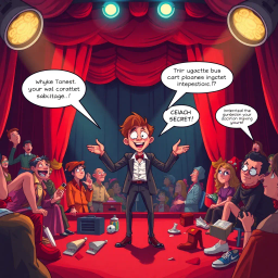 Who Stole the Show? - Text-based game