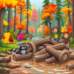 Log Jam: Whose Logs Are These, Anyway? - Text-based game