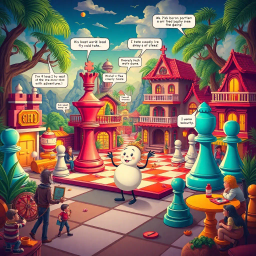 Whose Piece Is It Anyway? - Text-based game