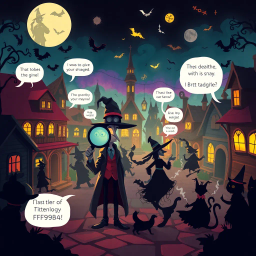 Shadowplay: Who's Witchcraft Is It Anyway? - Text-based game