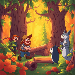 Log Jam: Wooden You Believe It? - Text-based game