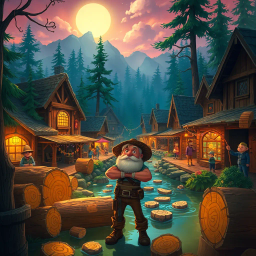 Log Jammed: The Great Timber Heist - Text-based game