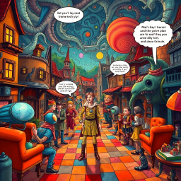 Metaquest: Whose Adventure Is It Anyway? - Text-based game