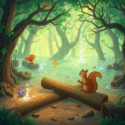 Log Jam: Twisted Timber Trials - Text-based game