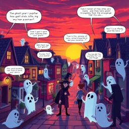 Whose Ghost is it Anyway? - Text-based game