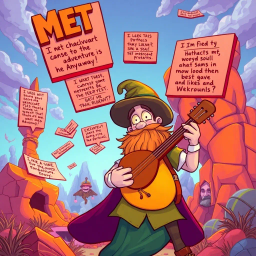 Metaquest: Whose Adventure Is It Anyway? - Text-based game