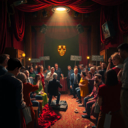 Stage Fright: The Show Must Go On! - Text-based game