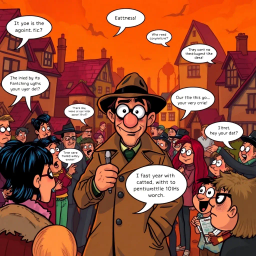 Whodunit Whodunit! - Text-based game