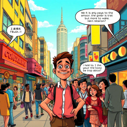 Code Switch Chronicles: Whose Hello is it Anyway? - Text-based game