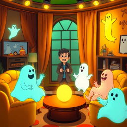 Whose Ghost Is It Anyway? - Text-based game