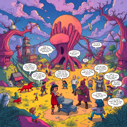 MetaQuest: Whose Adventure Is It Anyway? - Text-based game