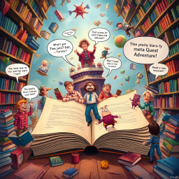 MetaQuest: Whose Adventure is it Anyway? - Text-based game