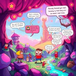 MetaQuest: Whose Adventure is it Anyway? - Text-based game