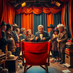 Who Stole the Show? - Text-based game