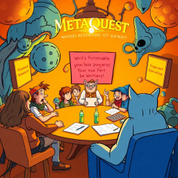 MetaQuest: Whose Adventure Is It Anyway? - Text-based game