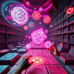 Spinning Glyphs