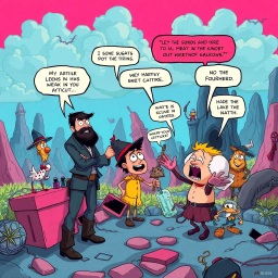 The Great Metaquest: Whose Adventure is it Anyway? - Text-based game