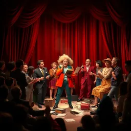 The Curtain Call Caper - Text-based game