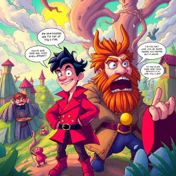 The Great Metaquest: Whose Adventure Is It Anyway? - Text-based game