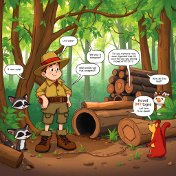 Whose Logs Are These, Anyway? - Text-based game