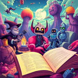 The Great MetaQuest: Whose Adventure Is It Anyway? - Text-based game