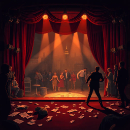 Showdown: Who Stole the Show? - Text-based game