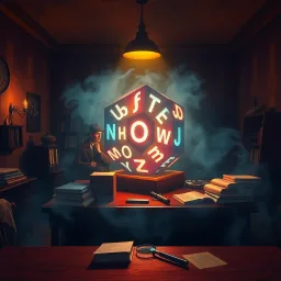 The Spinning Cube Mystery - Text-based game