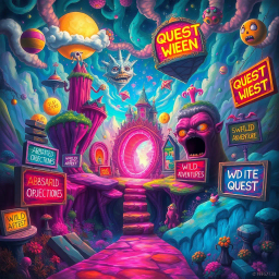 Questception: The Kaleidoscopic Chronicles - Text-based game