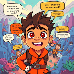 MetaQuest: Whose Adventure is it Anyway? - Text-based game