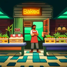 Baked: The Cannabis Bakery Adventure - Text-based game