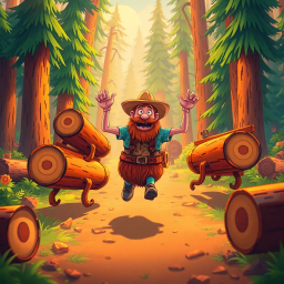 Log Jam Chaos - Text-based game