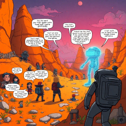 MetaQuest: Whose Adventure Is It Anyway? - Text-based game