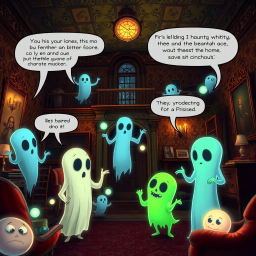 Whose Ghost Is It Anyway? - Text-based game
